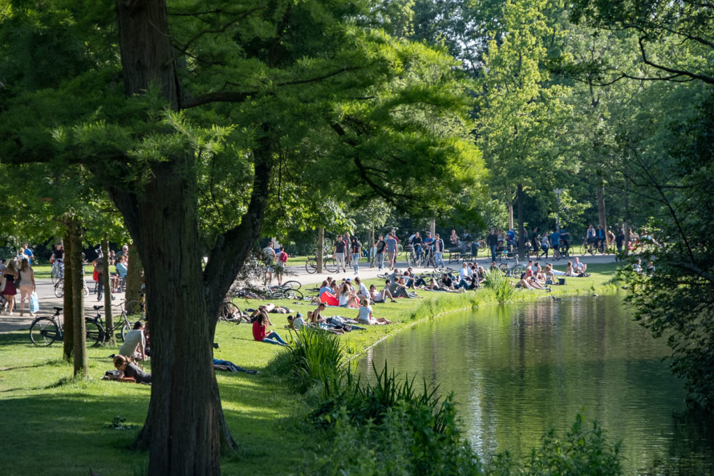See im Vondelpark Amsterdam
